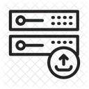 Cargar Servidor Almacenamiento Icono