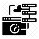 Carga De Pagina Carga De Sitio Web Almacenamiento En La Nube Icono
