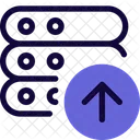 Carga Del Servidor Intercambio De Datos Transferencia De Datos Icono