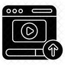 Subir vídeos web  Icono