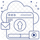 Carga Web Carga De Datos Transferencia De Datos Icono