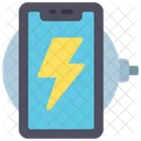 Cargador inalámbrico para teléfono inteligente  Icono