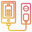 Cargador De Telefono Inteligente Energia Potencia Icono