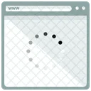 Cargando página web  Icono