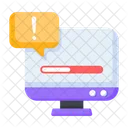 Cargando Software Error De Software Error Del Sistema Icono