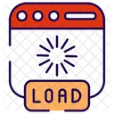 Carga Web Cargando Procesando Icono