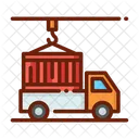 Cargo Container Truck Icon