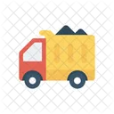 Cargo Truck Construction Icon