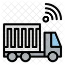 Cargo Truck Internet Of Things Icon