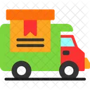 Cargo Freighter Logistics Icon
