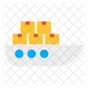 Cargo Boat Cargo Ship Shipment Icon