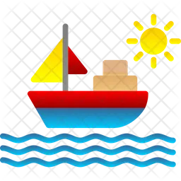 Cargo Boat  Icon