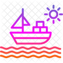 Cargo Boat  Icon