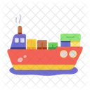 Cargo Boat  Icon
