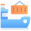 Cargo boat Icon