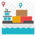 Cargo boat  Icon