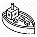 Cargo Boat  Icon