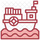 Cargo Boat  Icon