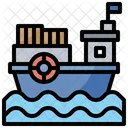 Cargo Boat  Icon