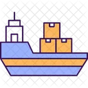 Cargo boat  Icon