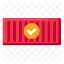 Cargo Container Delivery Truck Package Icon