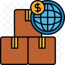 I Tarifas De Importacion Estimadas Tarifas De Importacion Estimadas Cargos De Envio Internacional Icono