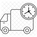 Cargo Delivery Time Logistic Delivery Cargo Van Icon