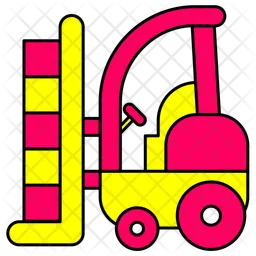 Cargo Lift Car  Icon