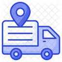Cargo Truck Location Icon