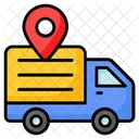 Cargo Truck Location Icon