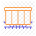 Cargo railroad carriage  Icon
