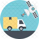 Cargo Satellite Tracking  Icon