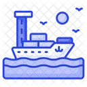 Cargo Ship Maritime Icon