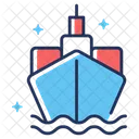 Cargo Ship Boat Consignment Icon