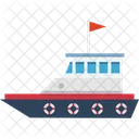 Cargo Ship Sailing Vessel Shipment Icon