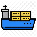 Cargo Container Logistics Icon