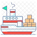 Cargo Ship Delivery Ship Icon
