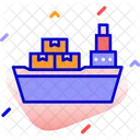 Cargo Ship Shipping Tanker Icon
