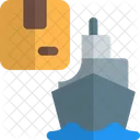 Cargo Ship Ship Delivery Ship Delivery Box Icon