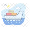 Cargo Ship Ship Boat Icon