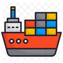 Industrial Shipping Transport Icon
