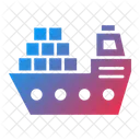 Ship Boat Cargo Icon