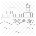 Cargo Ship Ship Boat Icon