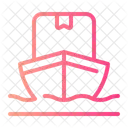 Cargo Ship Ferry Boat Transport Icon