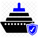 Cargo Ship Insurance  Icon