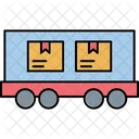 Cargo Train Freight Train Railway Delivery Services Icon