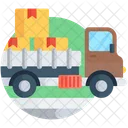Cargo Van Transport Vehicle Icon
