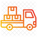 Cargo Truck Trolley Shipping Icon