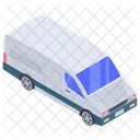Cargo Van Mini Coach Vehicle Icon