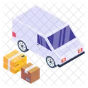 Shipment Van Delivery Van Delivery Vehicle Icon